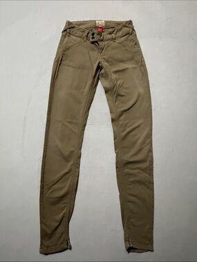 MET Y2K khaki denim skinny jeans